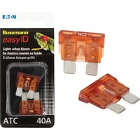 PK, Bussmann BP ATC-40ID-BUSSMANN 40-AMP 32-VOLT ATC Blade Easyid Automotive Fuse