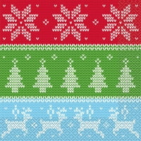 Грозен пуловер Коледни хартиени салфетки за обяд, граф
