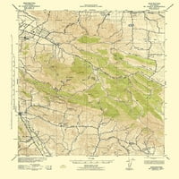 Mt Diablo California Quad - Poster Protter Propt от USGS от USGS ZGS CADI0003