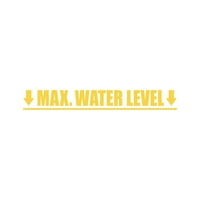 MA Стикер за ниво на водно ниво Декал Нарязване - самозалепващо винил - устойчив на атмосферни влияния - Изработен в САЩ - много цветни и размери - извън пътното превоз