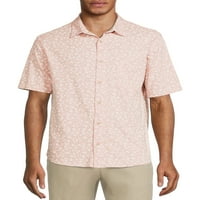 Мъжка плетена риза с копче надолу