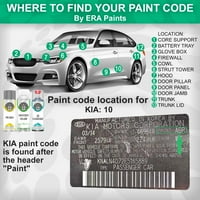 Бои, съвместими с Kia Rio 2012- Точно съвпадение Докосване на Paint Clear Primer и основен комплект
