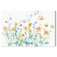 Уинууд студио Канвас Тайната градина флорални и ботанически градини стена изкуство Канавас печат бяло 36х24