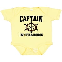 Мастически капитан в тренировъчен подарък бебе момче или бебе момиче боди