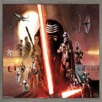 Междузвездни войни: The Force Awakens - Групов плакат за стена, 14.725 22.375