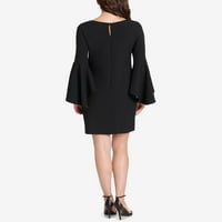 Джесика Хауърд Дамски Бел ръкав обвивка рокля черен Размер 10