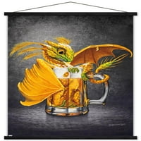 Стенли Морисън - Плакат за стена на бира Dragon, 22.375 34