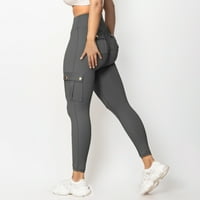 YPWFBE йога панталони гамаши за жени за работно облекло Фитнес панталони Женски еластичен тесен йога пантало