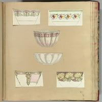 Принт на плакат за декорирани чаши от Алфред Хенри Форестър