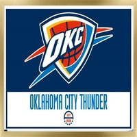 Оклахома Сити Тъндър - Плакат За Стена С Лого, 14.725 22.375