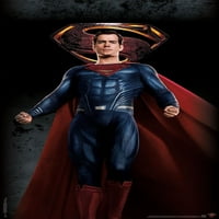 Филм на комикси - Лигата на справедливостта - Солмен плакат на Супермен, 22.375 34