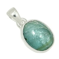 Aqua Kyanite Cabochon Sterling Silver висулка Бижута Allp-12569