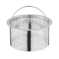SHPWFBE Мреша кошница мивка изтичаща цедка от неръждаема стомана Голяма кошница Хванска за храна Бърз поток и ефективна пълна мрежеста кошница Кухненски джаджи