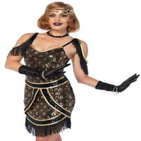 Leg Avenue Women's Speakeasy Flapper рокля 20's костюм