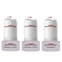 Докоснете Basecoat Plus Clearcoat Plus Primer Spray Paint Kit, съвместим с флаш червен голф Volkswagen