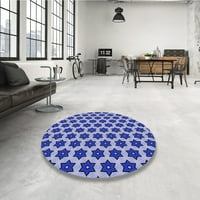 Ahgly Company вътрешен правоъгълник с шаблони с кобалт сини килими, 4 '6'