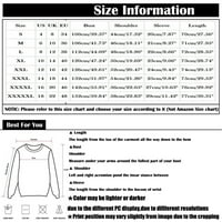 Плюс размери върхове за жени женски V-образно деколте с къси ръкави графични щампи Дами тениски летни ризи за жени тъмносини XL XL