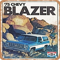 Метален знак - Chevy Blazer Vintage Ad - Винтидж ръждив вид