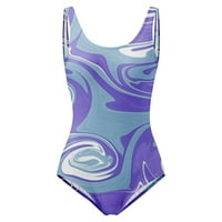 Дамски летни бански костюми плътно приспособяване за контрол на оформяне без ръкави за плажове с плажни дрехи