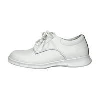 Час комфорт Тим широка ширина удобни обувки за работа и ежедневно облекло бял 9