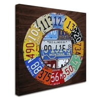 Изящно изкуство на търговска марка '' Clock Square '' от Design Turnpike 35 35 платно изкуство