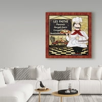 Търговска марка изобразително изкуство кухня платно изкуство 'Бистро готвач' от Жан Плут