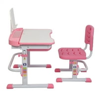 Kids Study Study Desk Set Set Liftible Tiltable Table с рамка за четене без лампа