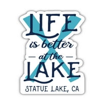 Статуя езеро Калифорния Сувенирен хладилник Магнит Дизайн 4-пакет