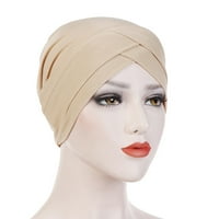 Жени еластична шапка шапка дишаща бандана кръстосана глава за глава на лентата за глава