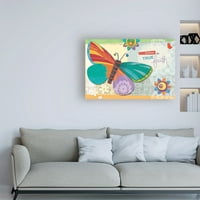 Търговска марка изобразително изкуство 'крила на Грейс 5' платно изкуство от Холи Конгер