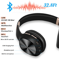 Urban Perfect Comfort II надземни безжични Bluetooth слушалки за шумополитици Nokia, с-черно