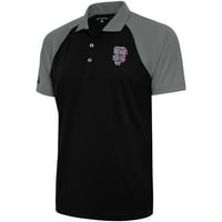 Мъжки Antigua Black Steel San Francisco Giants Patriotic Nova Polo