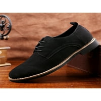 YMIYTAN MENS ОБЛАСТИ ОБЛАК Класически Oxfords Comfort Casual Shoe Office Vintage Официален дантела черно 9