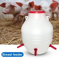8л захранващо устройство за агнешко мляко със зърна с голям капацитет пластмасова пластмасова бутилка за автоматично хранене на селскостопански животни за прасенце