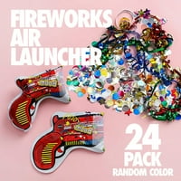 Boxgear Fireworks Gun, Handheld Confetti Poppers, Easy Pop, Self Inflating Confetti Gun, Multicolor Confetti Supplies за партита и тържества