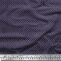 Soimoi Rayon Cube Cube & Check Shirting Print Sheing Fabric Wide Yard