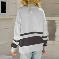 Модна женска печат с цип пуловер върши суичър с дълъг ръкав Hot8SL4868218