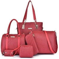 Asge дамска чанта комплект голям капацитет модна елегантна чанта за чанта чанта чанта чанта за чанта за чанта с чанта