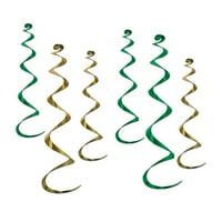 Twirly Whirlys 4-24 & 2-36 Асортирани зелени и златни