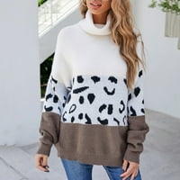 Пуловери пуловери за жени момичета пуловери пуловери облечени модерни каки s