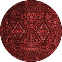 Ahgly Company Indoor Round Персийски червени традиционни килими, 5 'кръг