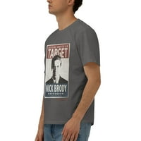 Мъжки родина шоу време Запазване на Америка на целта Ник Броуди Кампания за възрастни Официални тениски с къс ръкав Пълен сезон Голям дълбок Хедър
