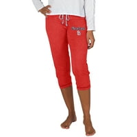 Женски концепции спорт червено Сейнт Луис Кардиналс куест плетени панталони Капри