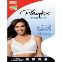Playte Bra Hour Ultimate Comfort Comfort Wirefree Women Wide Straps 4693