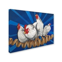Платно изкуство 'пиле кордон бльо' от Райън Райс изобразително изкуство
