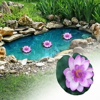 Изкуствени цветя на плаващи цветя изкуствена вода плаваща l^otus цвете eva l^otus Водно езерце Роза Ева пяна