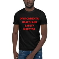 Червена Екологична Здравна И Безопасност Директор Памучна Тениска С Къс Ръкав От Неопределени Подаръци