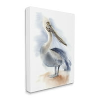 Ступел Индъстрис Любопитно Луизиана Пеликан синя Крайбрежна птица стои, 40, проектиран от Олг Шефранов