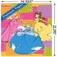 Плакат На Дисни Принцеса-Правило На Принцесата, 14.725 22.375