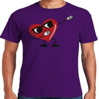 Графика Америка Ден на Свети Валентин празник потапяне сърце Мъже Графичен тениска